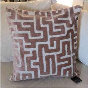 NEW! Z GALLERIE 'Maze' Pillow Cover in TERRACOTTA (22")